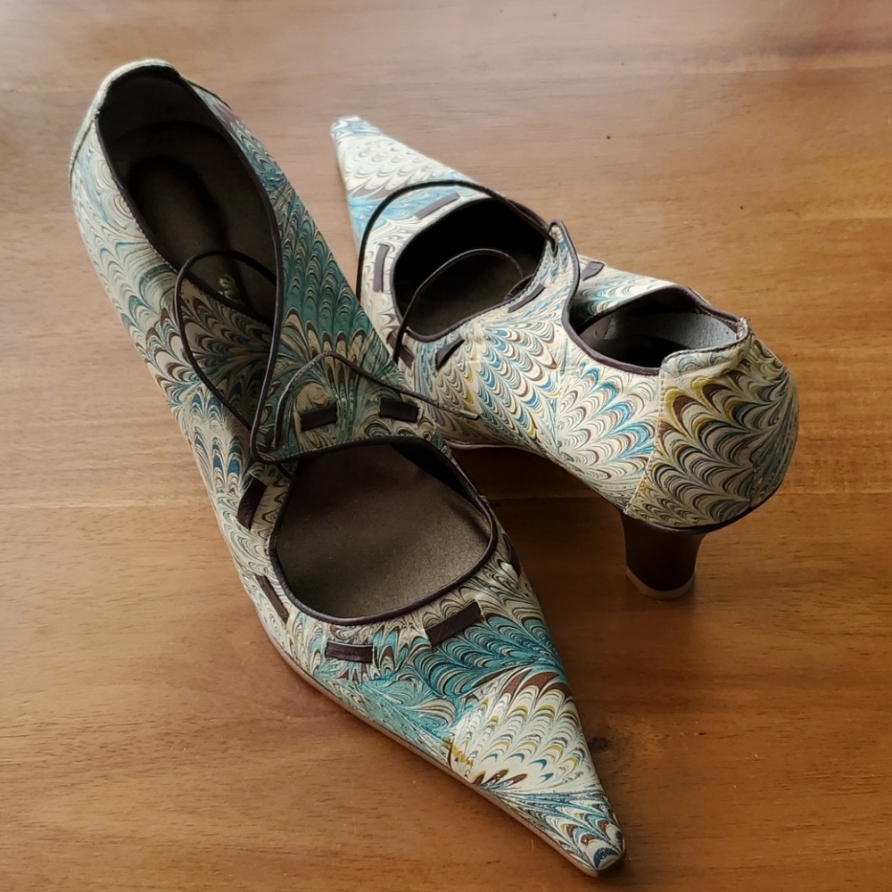 NWOT Vintage Designer Colombian Leather Shoes